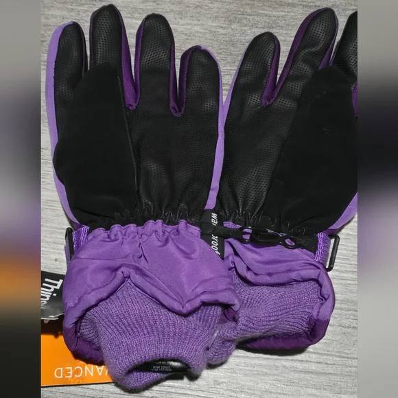 Purple Insulated Winter Gloves - Picture 4 of 6